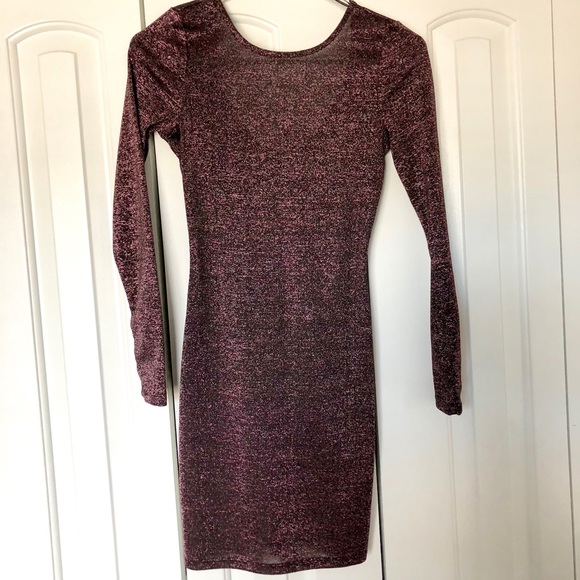 H&M Dresses & Skirts - NWOT H&M Shimmery Dark Plum Dress